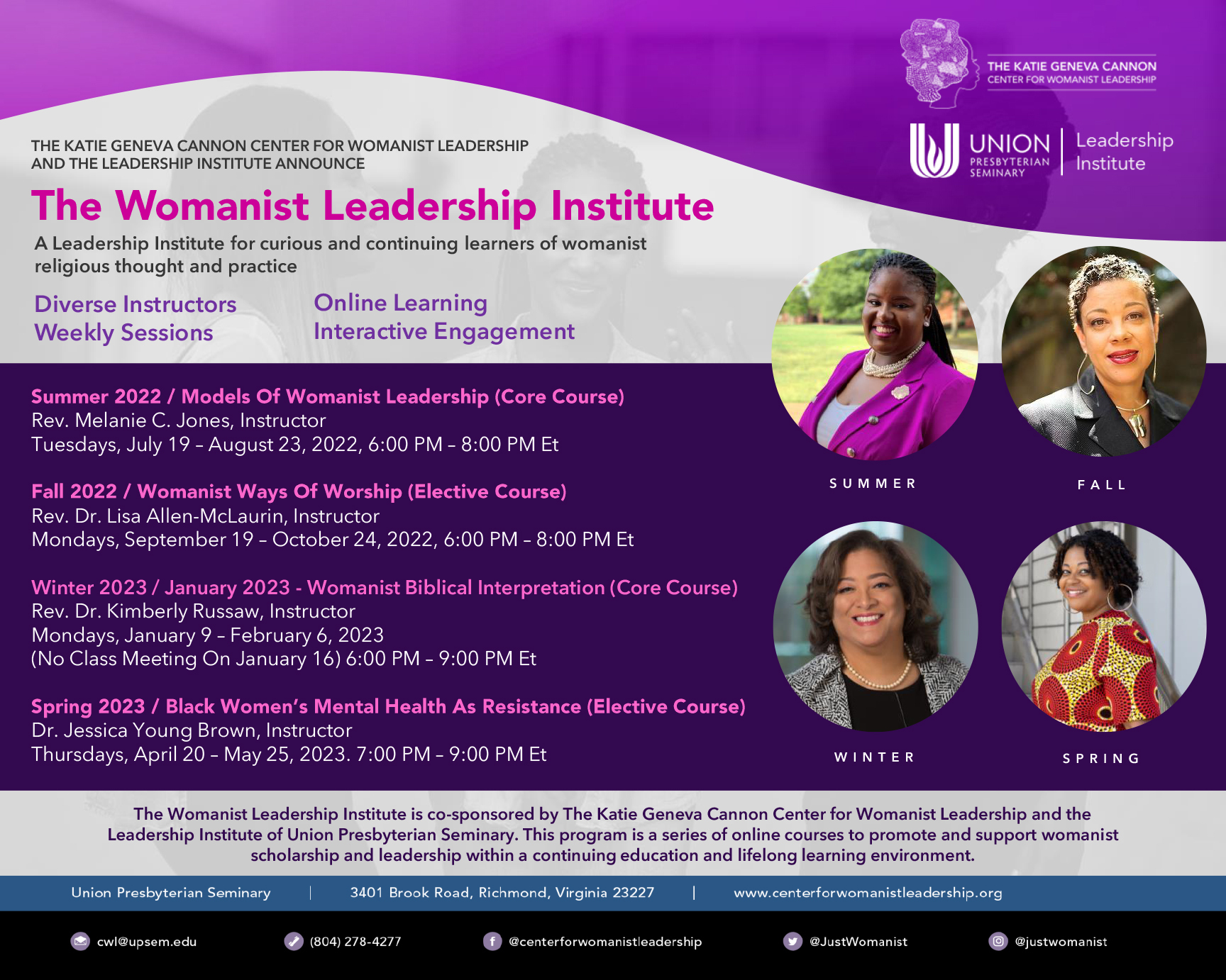 Center for Womanist Leadership - Union Presbyterian Seminary